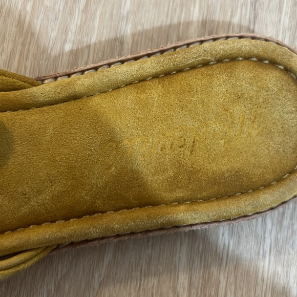 Madewell (8) | women’s Nadia Half Bow Sandal - mustard - Picture 5 of 7